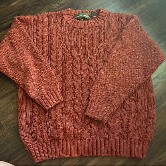 Outback Red Sweaters - Vintage Rust Grandpa Sweater